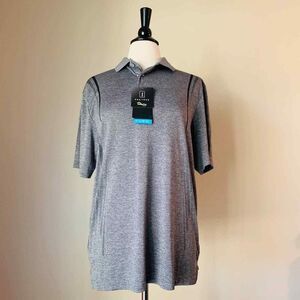 PGA Tour Motionflux  Men's Short Sleeve Polo Shirt Size M (New)